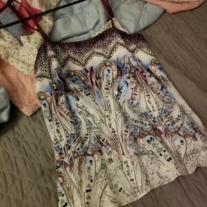 Purple and blue cami